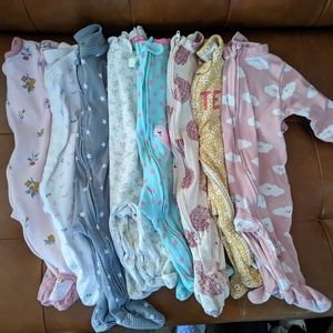 0-3 months footie pajamas (8)